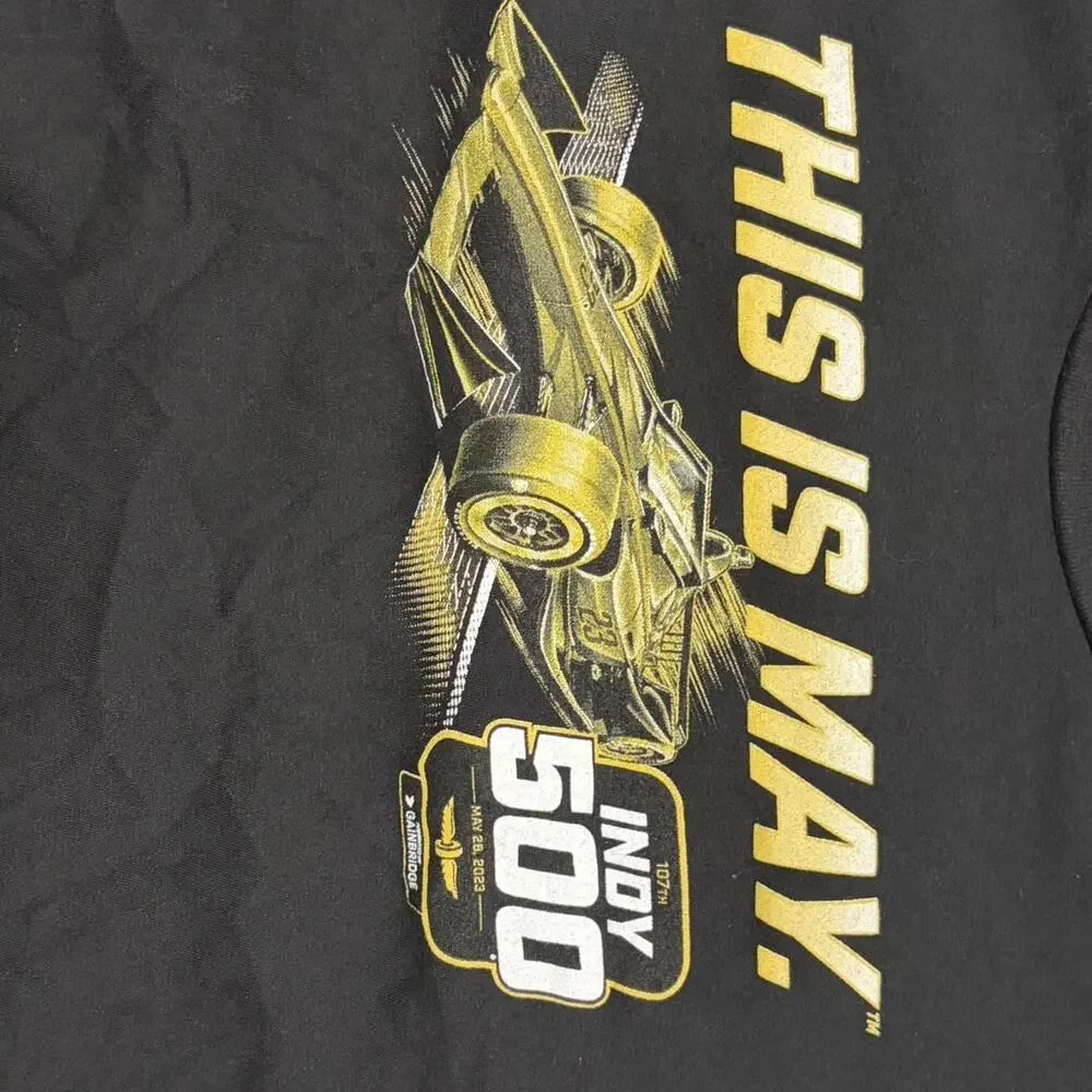 Black and yellow indy 500